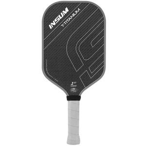Palas de Pickleball Termoformadas de Titanio Plateado/Dorado Avanzadas INSUM, Fibra de Carbono Premium, Duraderas y Potentes, para Adultos, Aprobadas por la USAPA - Product Image 2