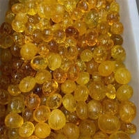 Pierres précieuses en vrac, vente en gros, 20-30 mm, pierres semi-précieuses polies de qualité supérieure, citrine dorée, pierres roulées pour la décoration