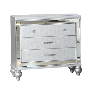 OE HOME Modern Wood Nightstand with 2 <b>Drawers</b> Eco-Friendly & Adjustable Storage for Home Bedroom - Product Image 1
