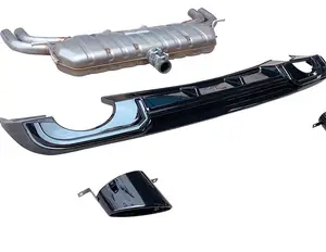 Difusor de lábio traseiro RS3 para difusor traseiro a3 2015-2018 4 portas 5 portas