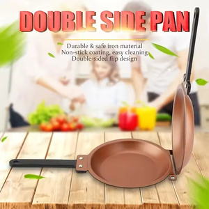 Sartén para Panqueques de Doble Cara, Plegable, Antiadherente, para Hacer Panqueques - Product Image 1