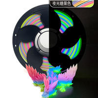 Filamento Luminoso PLA de 1.75mm 1KG, Brilla en la Oscuridad, Alta Transmitancia, Filamento para Impresión 3D FDM JF 3D PLA