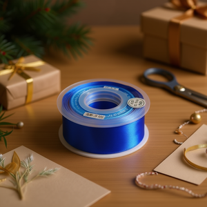 Cinta de Raso Ilan 3.8m 25Y Azul Brillante D19 - Product Image 3