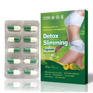 Herbal detox Slimming Pills Capsules for weight loss th amincissant pour ventre plat minceur bio coupe faim et perte de poid