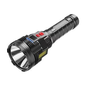 ไฟฉาย LED แบบพกพาอเนกประสงค์ ปรับโฟกัสได้ ชาร์จไฟได้ ใช้ในอุตสาหกรรม ตัวเครื่องทำจากอลูมิเนียมอัลลอย - Product Image 2