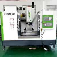 Centre de fraisage CNC à grande vitesse 3 axes Vmc 650 Siemens/GSK/FANUC prix du centre d'usinage CNC vertical