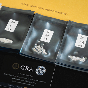 ผู้ผลิตโมอิสซาไนต์แบบขายส่งในสหรัฐอเมริกา Redleaf รับผลิตโมอิสซาไนต์ทรงกลมขนาด 0.8-2.9 มม. คุณภาพ D VVS1 5 กะรัต/ถุง โมอิสซาไนต์เมลีแบบหลวม - Product Image 3