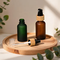 Tutup dan Pompa Semprot/Lotion Opsional Kosmetik Makeup Perawatan Kulit Kemasan Kosmetik Kosong Botol Semprot Kaca Buram Botol Semprot