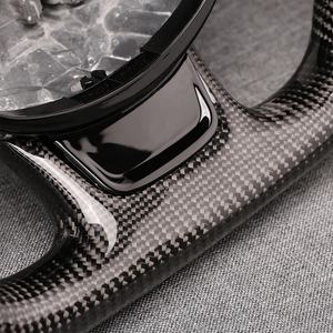 Accessoires de voiture de volant de Sport à fond plat en cuir de Fiber de carbone perforé adaptés pour <span class=keywords><strong>Audi</strong></span> A3 A4 A5 A6 A7 Q3 Q5 Q7 - Product Image 6