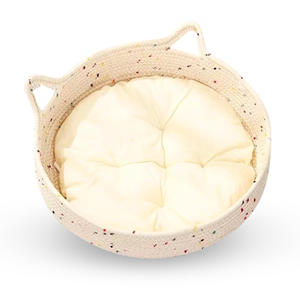 Four Seasons Grass Woven Pet <b>Nest</b> Cat and Dog Universal Breathable Durable Grip and Environmentally Friendly Pet Dog Cat <b>Bed</b> - Product Image 1