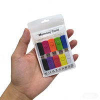 Paquete de 10 Unidades de Memorias USB de Baja Capacidad (128/256/512 MB), Diseño Simple, Interfaz USB 2.0, Material Plástico, para Auto