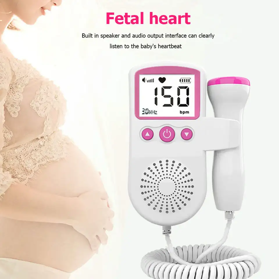factory supply rate detector ultrasound fetal doppler baby heart monitor household medical devices fetal-doppler