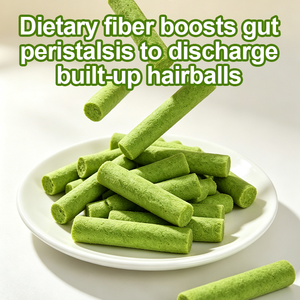 Bastoncini di Erba per Gatti Liofilizzati, Controllo dei Noduli di Pelo, Fibra Digestiva, Snack Naturale Senza Cereali per Gatti da Interno - Product Image 4