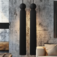 Tapisserie murale et de plafond en coton style bohème avec pompons suspendus, décoration artistique en corde bleue pour salon et intérieur d'hôtel