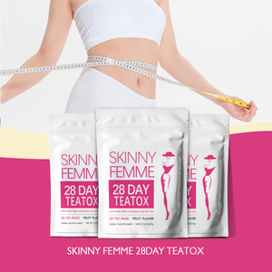Té Adelgazante Programa de 28 Días Sin Cafeína Limpieza y Desintoxicación Control del Apetito Adultos Caja En Stock Pedido al por Mayor - Product Image 4