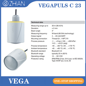 Sensor de Nivel de Radar de Medición Continua, Cable de 2 Hilos, 4-20 MA/HART, VEGAPULS C 23 - Product Image 6