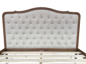 GB55-6-B <span class=keywords><strong>Letto</strong></span> <span class=keywords><strong>Matrimoniale</strong></span> di Lusso in Stile <span class=keywords><strong>Francese</strong></span> con Struttura e Testiera Imbottita in Legno Massello Lavorazione Capitonnè per Arredamento Camera da <span class=keywords><strong>Letto</strong></span> - Product Image 4