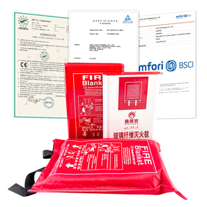 <span class=keywords><strong>Couverture</strong></span> <span class=keywords><strong>anti</strong></span>-<span class=keywords><strong>feu</strong></span> en tissu de fibre de verre, <span class=keywords><strong>couverture</strong></span> d'urgence incendie - Product Image 1