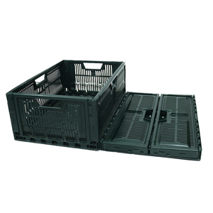 <span class=keywords><strong>Caisse</strong></span> en plastique de qualité alimentaire pour légumes et fruits, pliable et empilable, bac ventilé en PP pour le stockage et le transport des aliments frais - Product Image 3