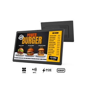 Pantalla Táctil Publicitaria Digital con Sistema <span class=keywords><strong>Android</strong></span> Wifi Poe de 15/21/24/27/32 Pulgadas para Centros Comerciales y Restaurantes - Product Image 2