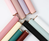 Papier d'emballage personnalisé en gros, papier d'emballage de luxe pour cadeaux, papier d'emballage avec logo floral pour offrir des cadeaux de vacances