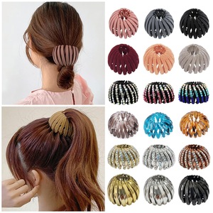 Pince à cheveux chignon élégant élastique pour queue de cheval Pince à cheveux paresseux pour femme - Product Image 2