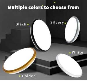 300 мм 18 Вт круглая ультратонкая светодиодная лампа с тройным защитой Ip54 Водонепроницаемая Балконная кухонная лампа для ванной комнаты пластиковая 90 современная лазерная печать - Product Image 4