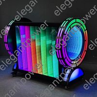 Novedad 2024 Cabina de DJ de Lujo Moderna para Interiores Eventos de Club y Hogar Cabina de DJ Encantadora con Luces Led