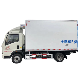 <span class=keywords><strong>Meilleure</strong></span> qualité HOWO 4x2 140hp 5 tonnes moins 18 degrés réfrigérateur Van camion congélateur camion à vendre - Product Image 3
