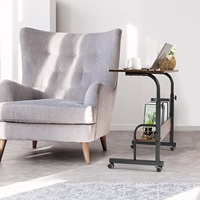 Bureau d'ordinateur pliable réglable / Table robuste en acier pour ordinateur portable pour le travail à domicile et au bureau - Fournisseur d'usine
