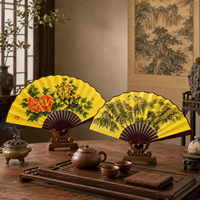 Éventail pliant de style chinois, 8 et 10 pouces, portable, pour hommes et femmes, style antique, éventail pliant vierge, vente en gros