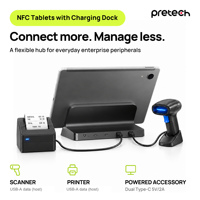 Terminal POS NFC Android Tablet 10.1 Inci untuk Pembayaran, Pemesanan, Layanan Pelanggan, dan Pengisian Daya di Bidang Perhotelan dan Ritel