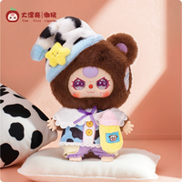 Pyjama de rêve pour bébé trois V5 avec dessert aux fruits et porte-clés en peluche sur le thème des animaux jouet de boîte aveugle