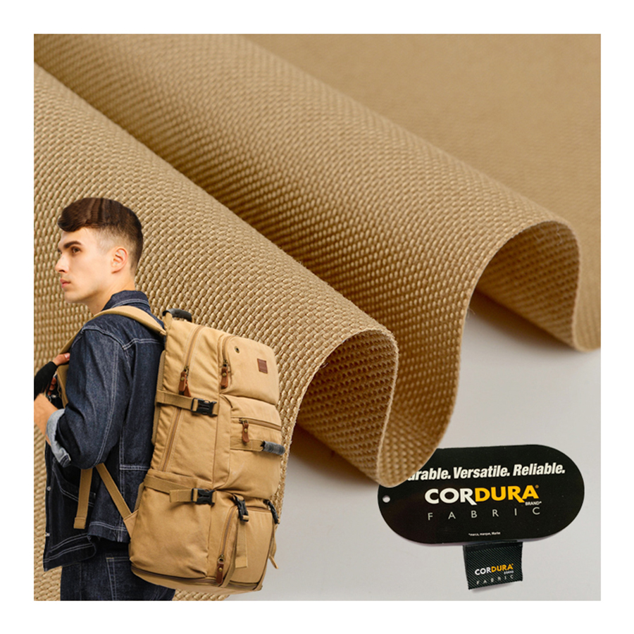 थोक निविड़ अंधकार बैग कपड़े 100% नायलॉन 500D 1000D cordura पु कोटिंग cordura कपड़े