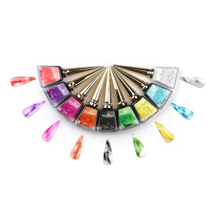 หมึกหินอ่อนของ Hanyinails สำหรับทำเล็บศิลปะลายดอกไม้ใช้สีน้ำแบบแห้ง15มล. สำหรับทาเล็บ - Product Image 4