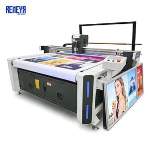 Machine de découpe de papier CNC guidée par caméra REMEYA, alimentation automatique PVC/PP/PETG, précision 0,1 mm |   Publicité par reconnaissance visuelle - Product Image 1