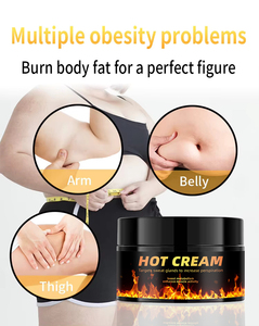 Private label oem sudore dimagrante grasso della pancia bruciare anti-cellulite potenziatore dimagrante crema per il corpo caldo - Product Image 5