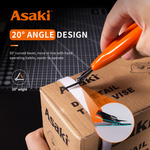 Pince à dénuder et à couper les fils électroniques Asaki Tools avec poignée en <span class=keywords><strong>PVC</strong></span> - Product Image 3