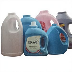 Jarra de detergente para ropa flexible, ecológica, de ABS/PA66 blanco opaco, con asa, en stock. - Product Image 1