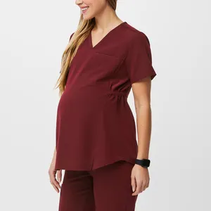 Tops d'allaitement pour femmes, vêtements de maternité confortables à manches courtes, tenues d'allaitement pour femmes enceintes, ensembles de blouses d'infirmière - Product Image 1