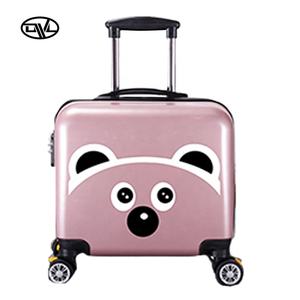 הסיטונאי 18 אינץ 'ילדים כחול שמיים מזוודות למטוס מקרה קריקטורה אישית הדפסה פגז קשה עם חומר PC caster - Product Image 3