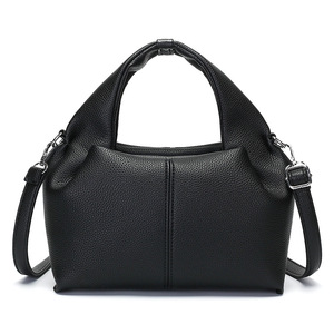 Sac à main en cuir souple pour femmes, style simple, avec bandoulière amovible, polyvalent, à poignée supérieure, sac à bandoulière pour femmes - Product Image 2