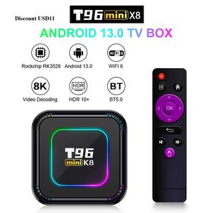 T96 mini RK3528 <span class=keywords><strong>Android</strong></span> <span class=keywords><strong>TV</strong></span> <span class=keywords><strong>Box</strong></span> IPT V Set-top <span class=keywords><strong>Box</strong></span> تلفزيون اندرويد لاسلكي واي فاي 8K 4K P 6K 2G 16G - Product Image 2