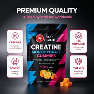 Gomitas de Creatina Monohidrato OEM, 120 Unidades, Sabor Naranja, Sin GMO, Sin Gluten, Energía y Fuerza para Atletas de Gimnasio, Marca Privada - Product Image 2