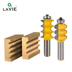LAVIE Roundover Cut Router Bits 1/2 In Carbide Tipped Straight Shank Woodworking - Product Image 1
