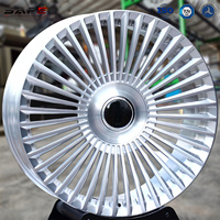 Jantes forgées brossées multi-rayons 19 20 21 pouces, jantes de luxe PCD 5x112 5x120 compatibles BMW Série 7 Classe S Audi A8 Berlines W222 W223