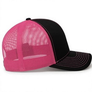 หมวกแก๊ป Black Pink ตาข่าย 6 แผง แบบ Snapback  สำหรับทุกเพศ ระบายอากาศได้ดี สวมใส่สบาย ปรับขนาดได้ เหมาะสำหรับฤดูใบไม้ผลิและฤดูร้อน สำหรับผู้ใหญ่ - Product Image 4