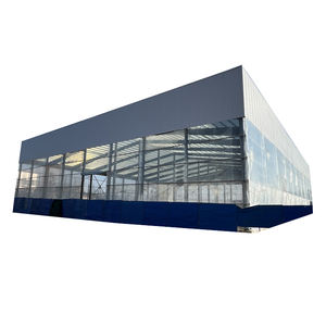 Estructura de acero ligero Garaje doméstico doble Cobertizo de estacionamiento Estructura de acero Cocheras en venta - Product Image 3