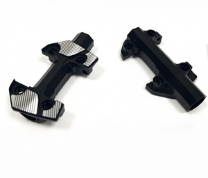 Pièces de support antidérapantes pour pédale industrielle en aluminium anodisé noir 3/4/5 axes, usinage CNC de haute précision OEM - Product Image 4