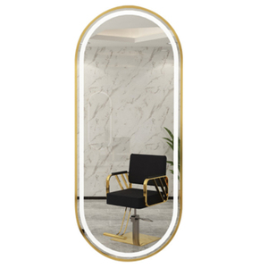 Miroir LED pour salon de coiffure et de beauté, forme géométrique - Product Image 2